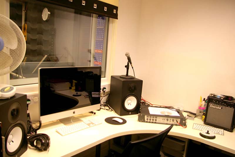 Recording Studio Control Room